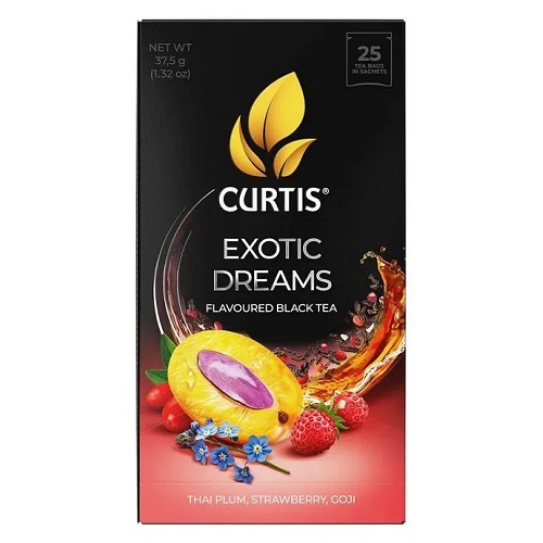 Curtis чай черный Exotic Dreams, 25 пакетиков